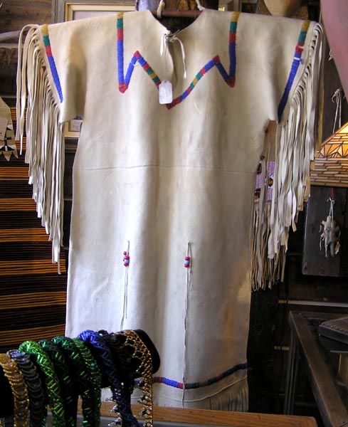 Child's Buckskin Dress. Photo by Dawn Ballou, Pinedale Online!.