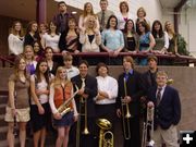 Honor Band and Choir. Photo by Craig Sheppard.