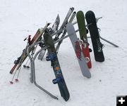 Skiers and Snowboarders. Photo by Pam McCulloch, Pinedale Online.