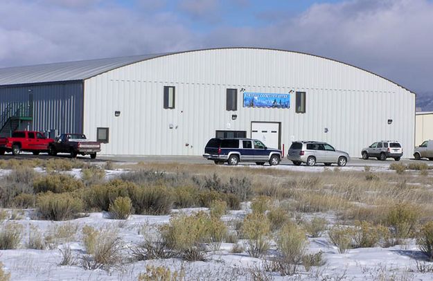 Ice-Archery Arena. Photo by Dawn Ballou, Pinedale Online.