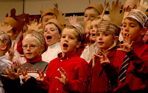 Kindergarteners. Photo by Pam McCulloch, Pinedale Online.