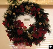 Betty Kerback Wreath. Photo by Dawn Ballou, Pinedale Online.