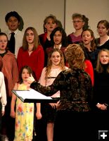 Choir. Photo by Pam McCulloch, Pinedale Online.