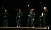 Karate Demonstration. Photo by Pam McCulloch, Pinedale Online.