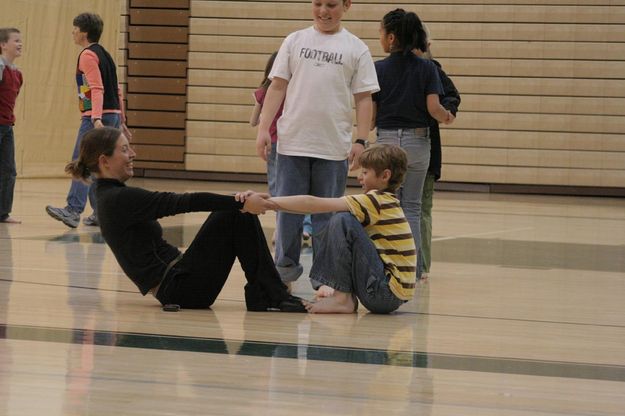 Dance class. Photo by Tim Ruland, Pinedale Fine Arts Council.