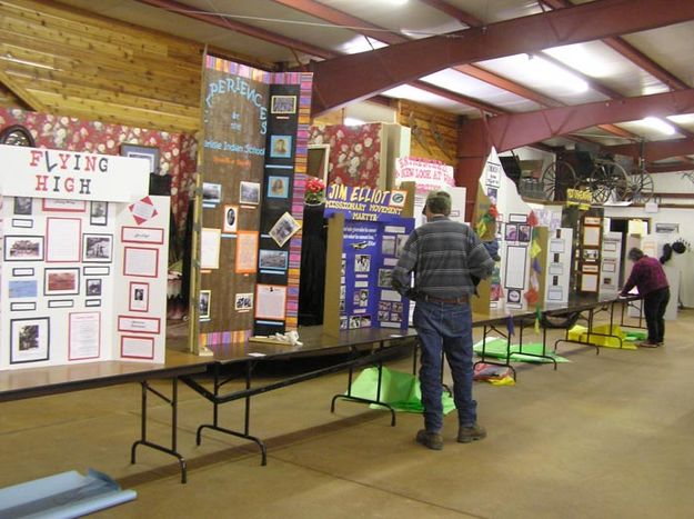 Project Displays. Photo by Dawn Ballou, Pinedale Online.