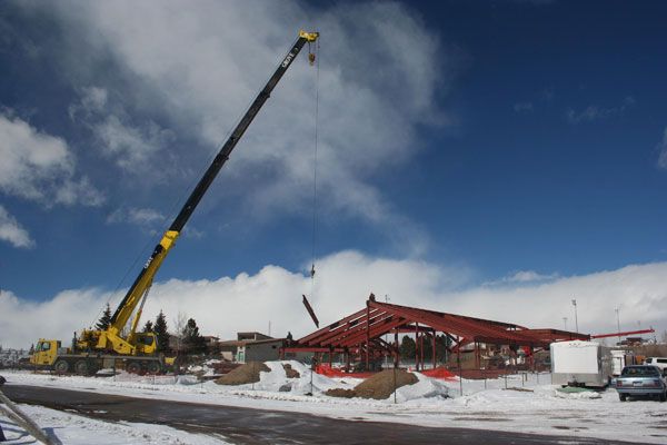 New Pinedale Clinic. Photo by Clint Gilchrist, Pinedale Online.