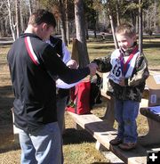 Grant medal. Photo by Dawn Ballou, Pinedale Online.