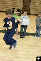 Jump. Photo by Pam McCulloch, Pinedale Online.