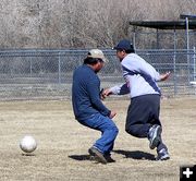 Going around. Photo by Dawn Ballou, Pinedale Online.