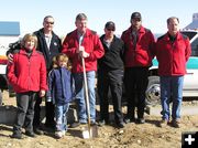 SEMS with Governor Dave. Photo by Dawn Ballou, Pinedale Online.