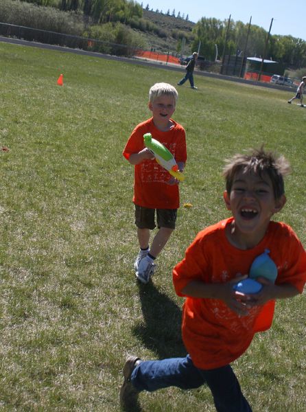 Water Gun Fun. Photo by Pam McCulloch.