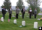 Honor Guard. Photo by Dawn Ballou, Pinedale Online.