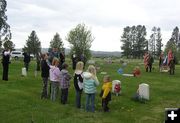 Pledge of Allegiance. Photo by Dawn Ballou, Pinedale Online.