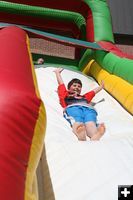 Inflatable Slide. Photo by Pam McCulloch.