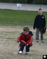 Stopping the Ball. Photo by Pam McCulloch.