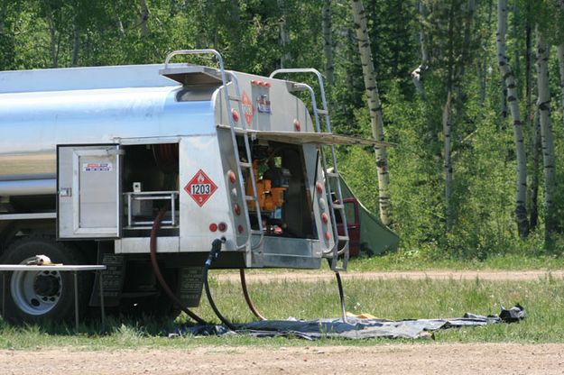 Fuel Truck. Photo by Dawn Ballou, Pinedale Online.