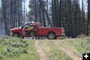 Sublette County firemen. Photo by Dawn Ballou, Pinedale Online.