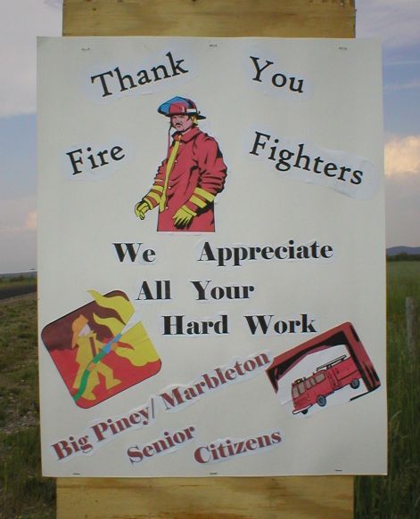 Senior Thank You. Photo by Bridger-Teton National Forest.