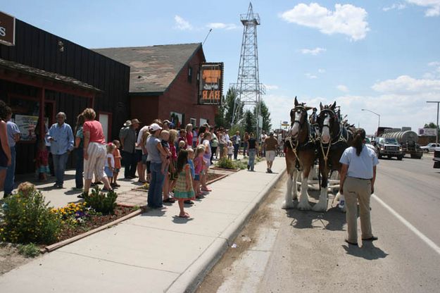 Delivery Stops. Photo by Dawn Ballou, Pinedale Online.