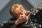 Take Aim. Photo by Pam McCulloch, Pinedale Online.
