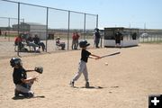 Batter Up. Photo by Pam McCulloch, Pinedale Online.