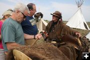 Mountain Man Camp. Photo by Pam McCulloch, Pinedale Online.