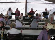 Food and Music. Photo by Bob Rule.