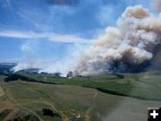 July 29 view. Photo by Bridger-Teton National Forest.