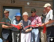 Ribbon Cutting Ceremony. Photo by Dawn Ballou, Pinedale Online.