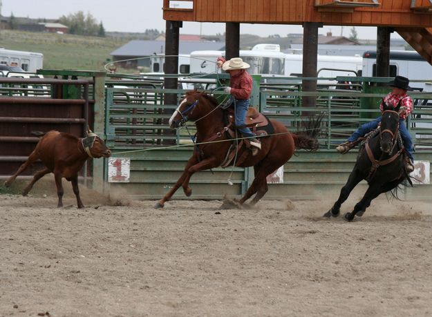 Gavin Winn & Klint Choat. Photo by Pinedale Online.