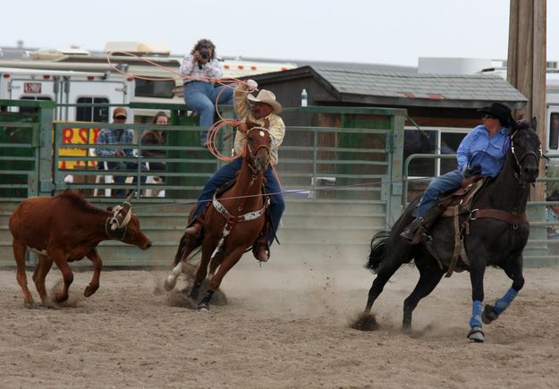 Jamie Putnam & Randy Wolf. Photo by Pinedale Online.