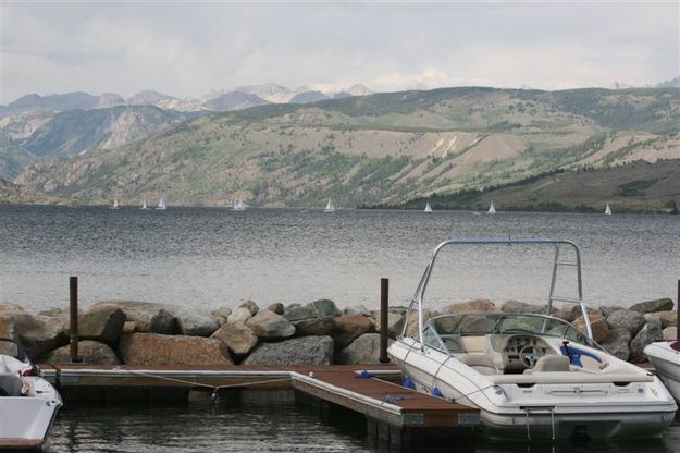 Sails from the Marina. Photo by Mindi Crabb, Sublette County Joint Tourism Promotion Board.