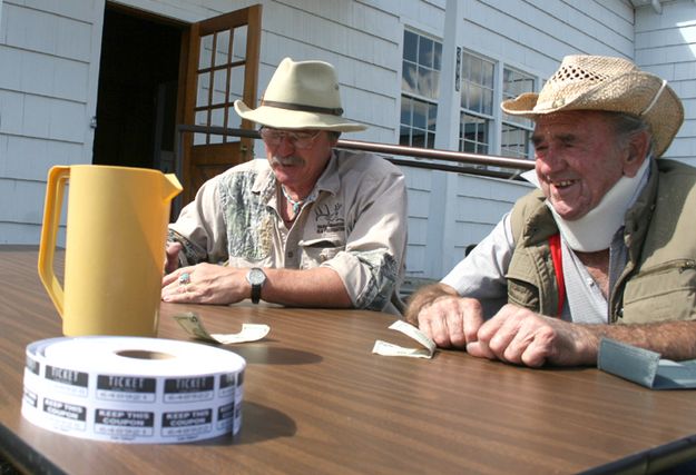 Raffle Tickets. Photo by Pam McCulloch.