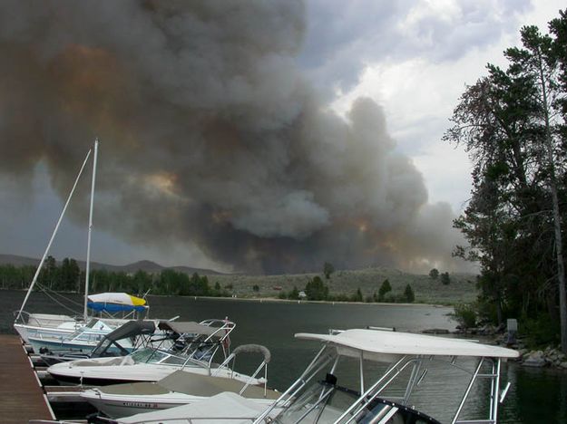 From the Marina. Photo by Jesse Lake, Lakeside Lodge.