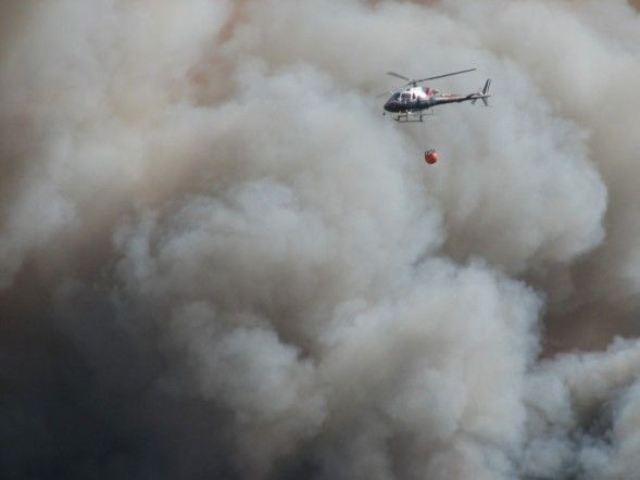 Tanner helicopter. Photo by Kenna Tanner.