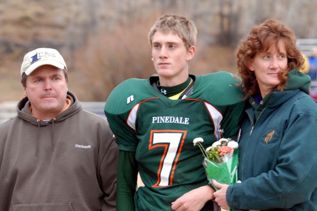 Senior Corey Patterson. Photo by Janet Montgomery.