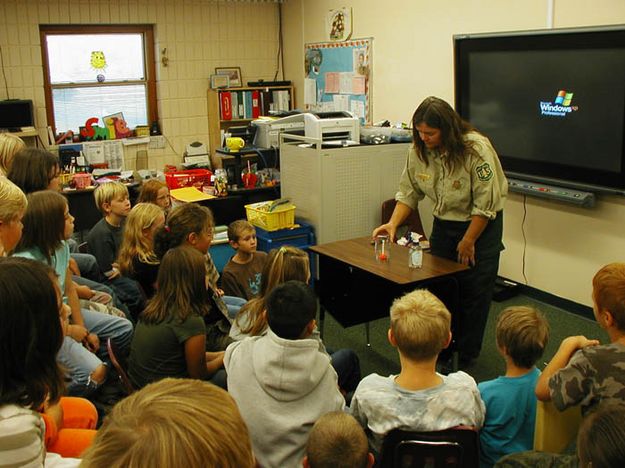 Testing the Fire Triangle. Photo by Bridger-Teton National Forest.