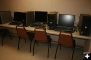 Computer and Internet Room. Photo by Dawn Ballou, Pinedale Online.