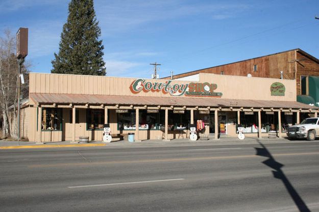 Cowboy Shop. Photo by Dawn Ballou, Pinedale Online.