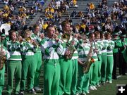 Playing at half time. Photo by Craig Sheppard.