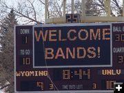 Welcome Bands!. Photo by Craig Sheppard.