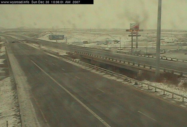 I-80 at Rock Springs. Photo by WYDOT.