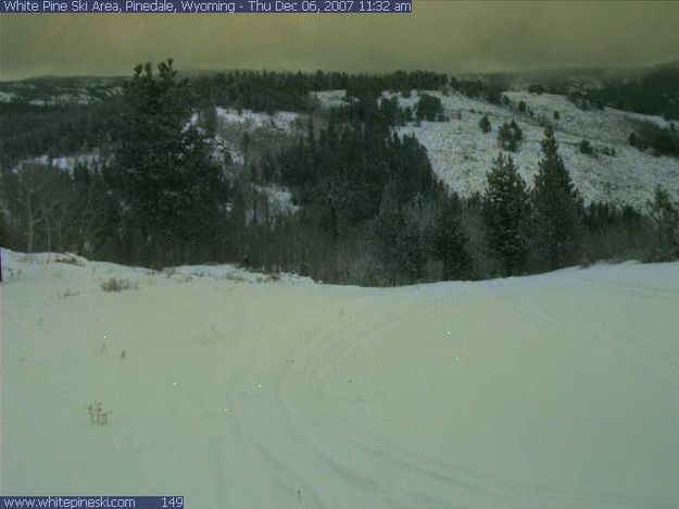 White Pine Dec. 6. Photo by White Pine top webcam.