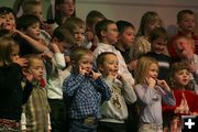 Christmas Makes Me Sing. Photo by Pam McCulloch, Pinedale Online.