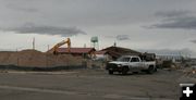 Clinic Construction. Photo by Dawn Ballou, Pinedale Online.