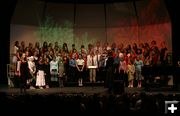 Middle School Choir. Photo by Pam McCulloch, Pinedale Online.