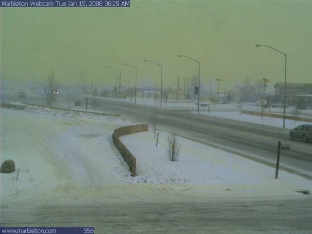 Marbleton View. Photo by Marbleton webcam.