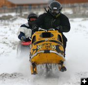 Getting Air. Photo by Clint Gilchrist, Pinedale Online.