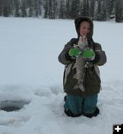 Gannett and Lake Trout. Photo by Joe Zuback.